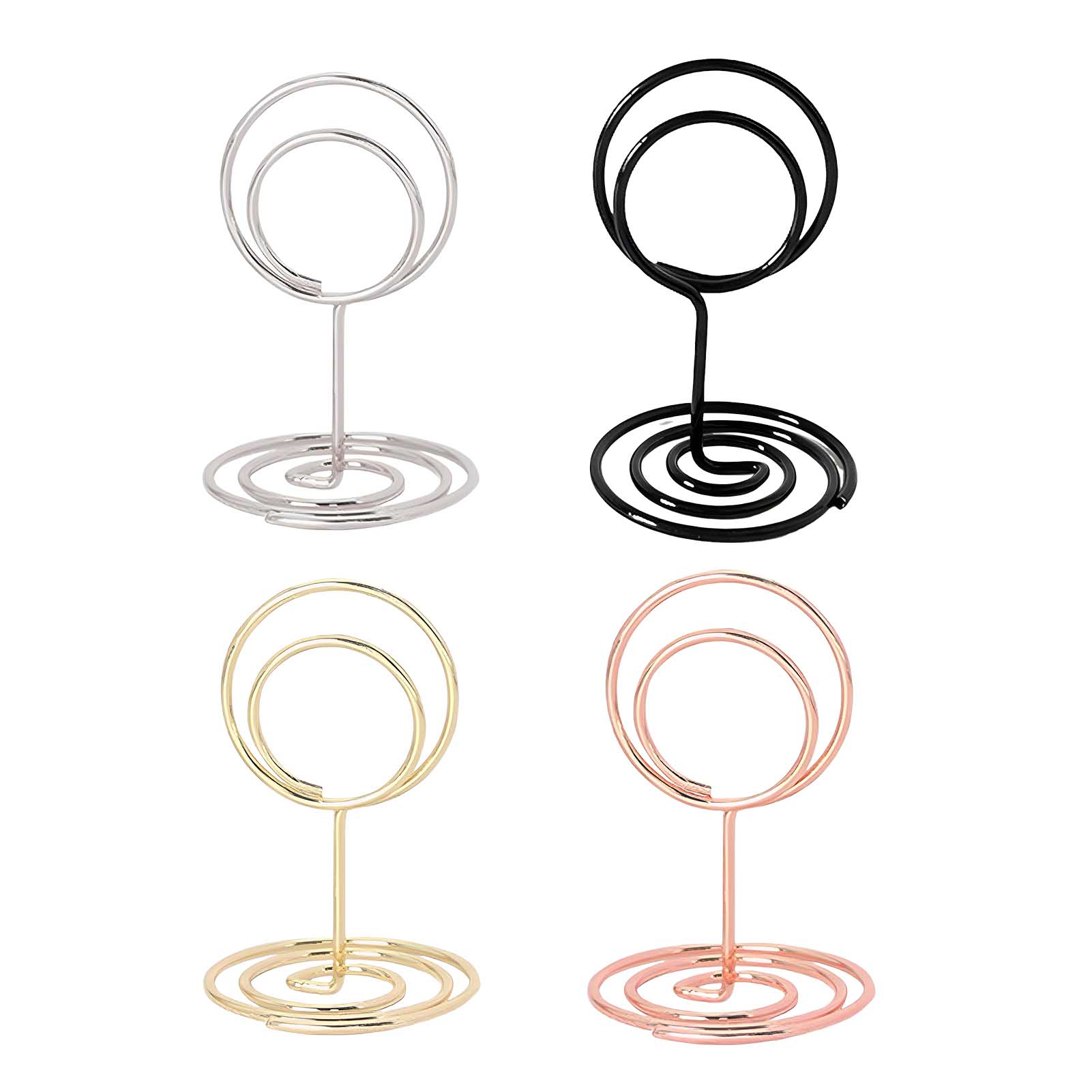 5pcs Dining Slot Card Holder F - Table Number Gold ulasan dan harga