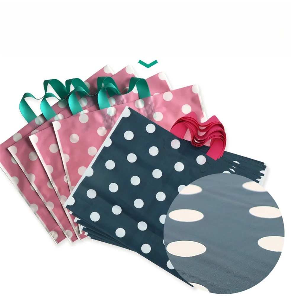 48pcs Frosted Polka Dot Tote B - Wedding/Event Supply Store ulasan dan harga
