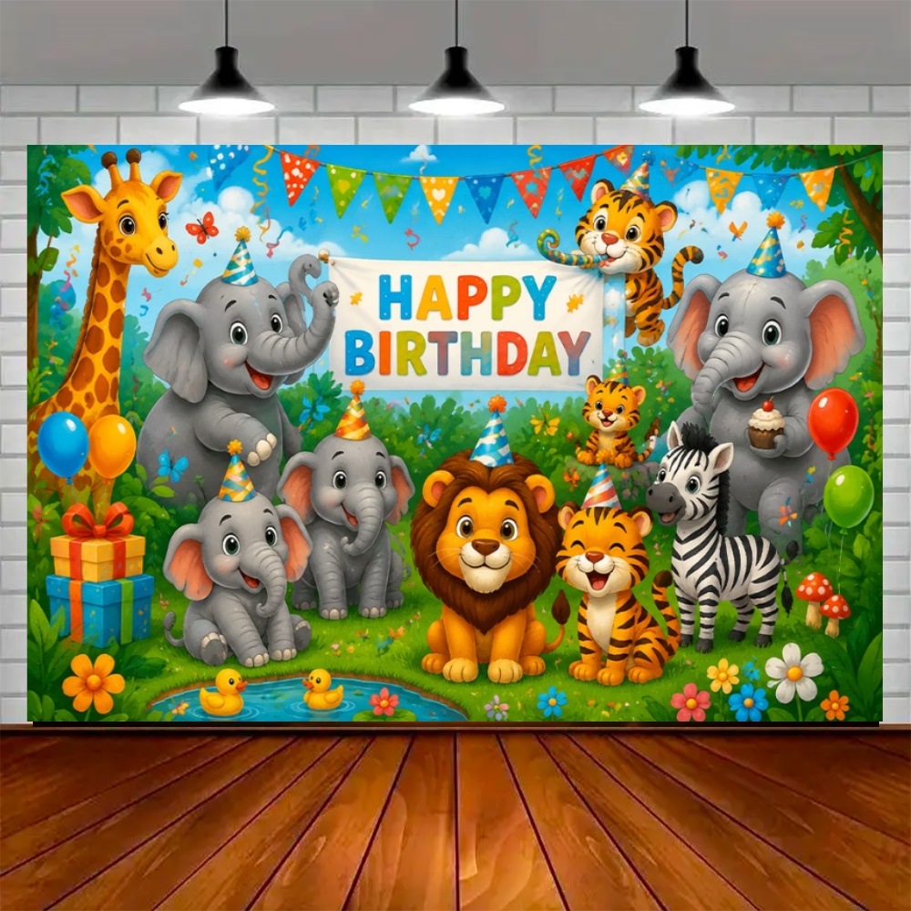 Jungle Animal Birthday Party D - Wedding Zoo ulasan dan harga