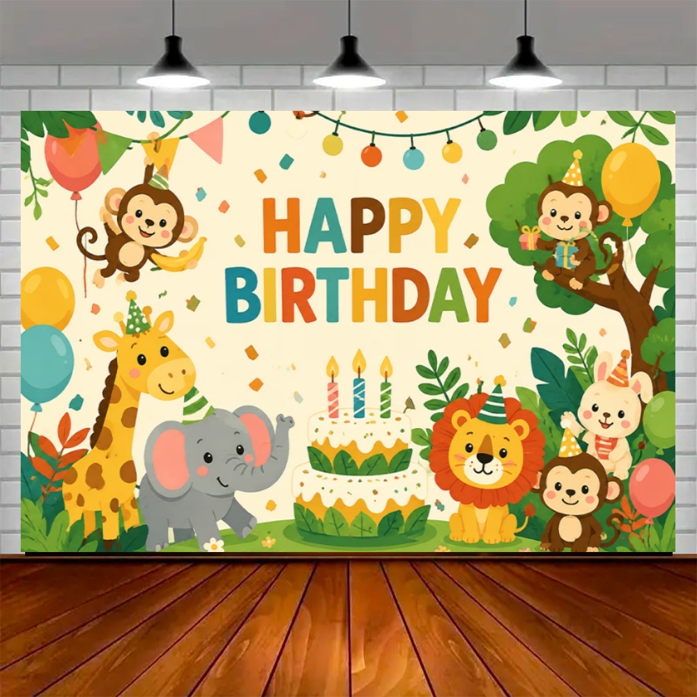 Jungle Animal Birthday Party D - Wedding Zoo ulasan dan harga
