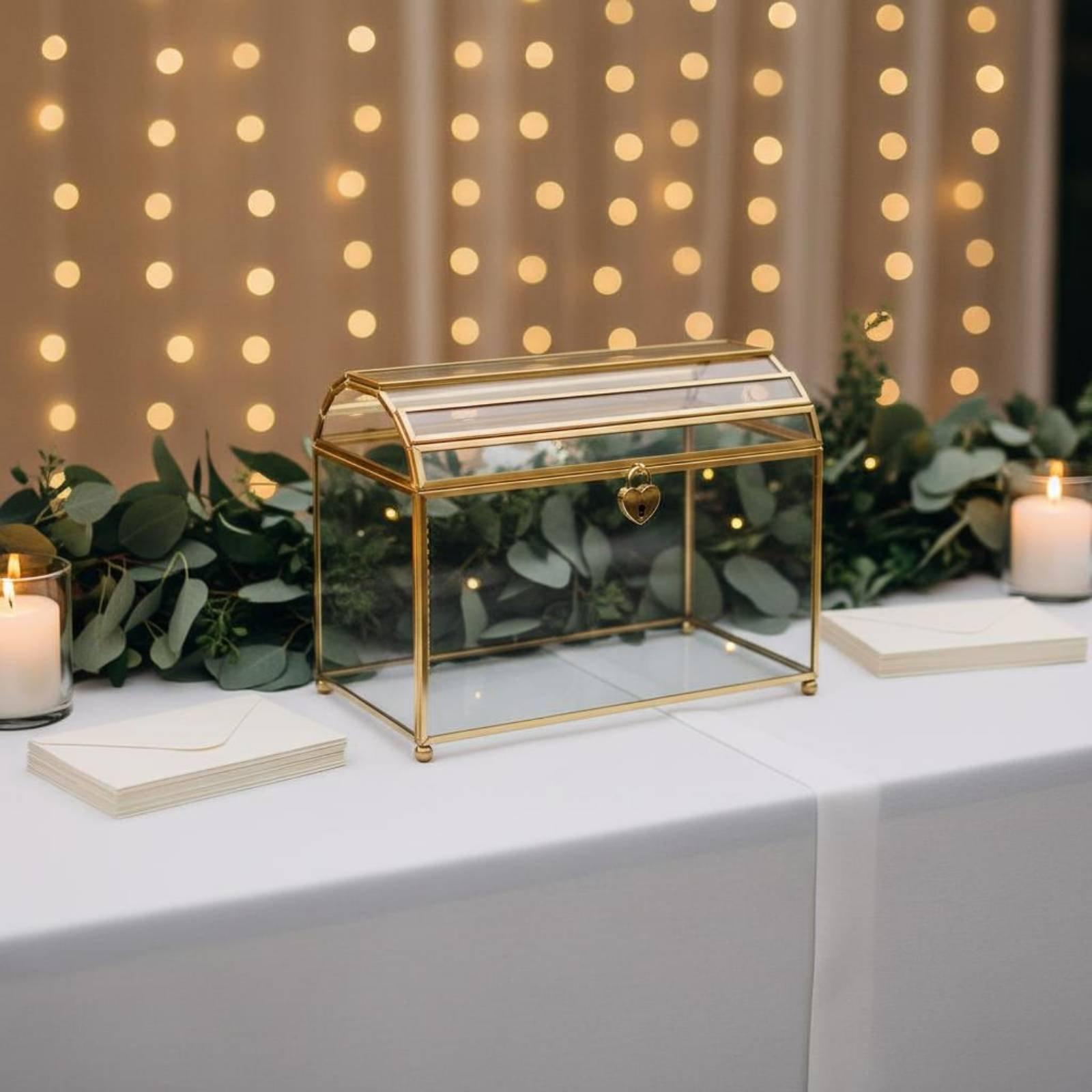 Transparent Card Box Wedding C - Wedding Card Box ulasan dan harga