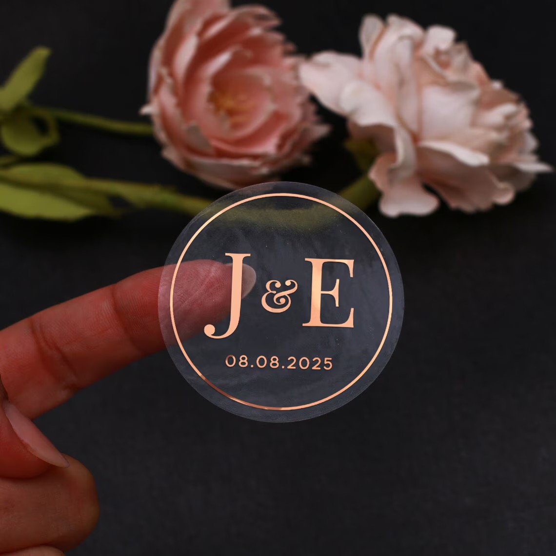 Clear Botanical Wedding Sticke - Wedding Envelopes ulasan dan harga