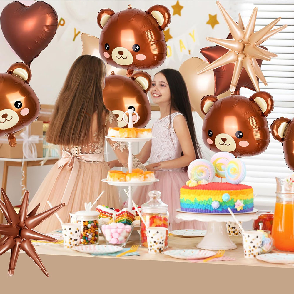 Bear Balloon, Aluminum Foil Ba - Wedding Zoo ulasan dan harga