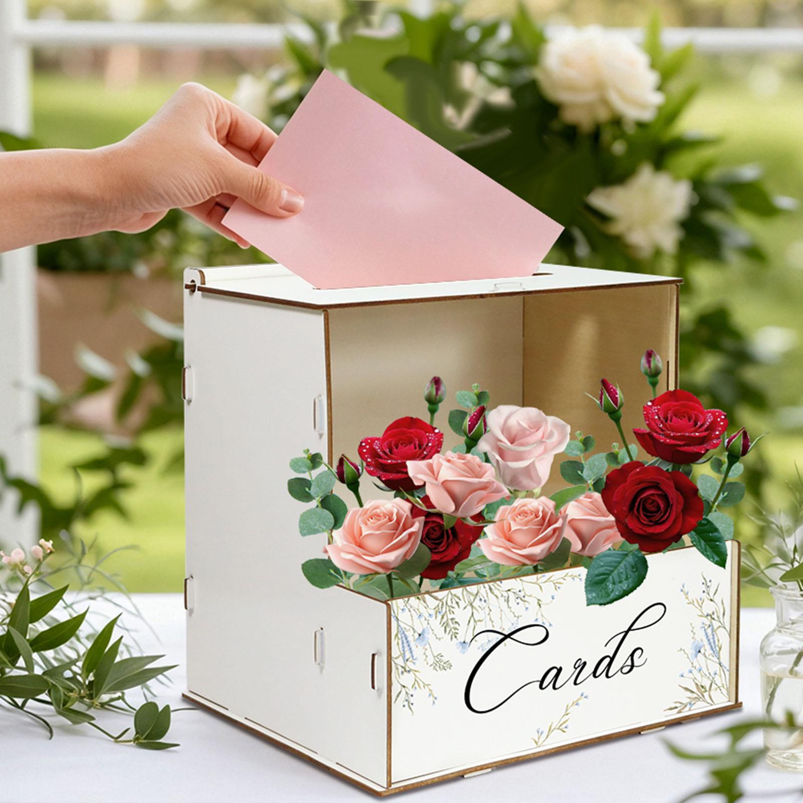 Personalized Rustic Wedding Ca - Wedding Card Box ulasan dan harga