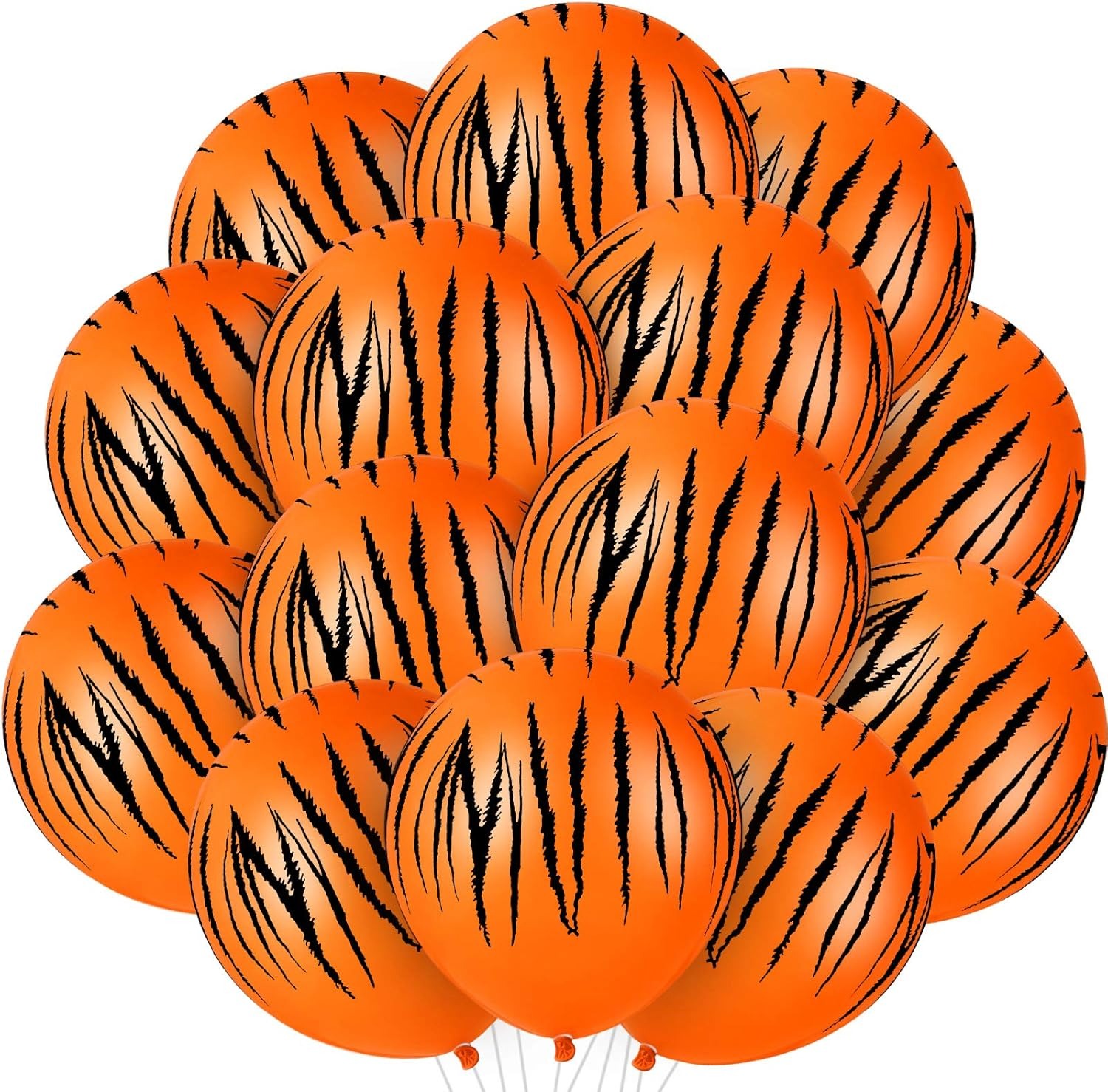 20/40Pcs  Tiger Balloons Tiger - Wedding Zoo ulasan dan harga