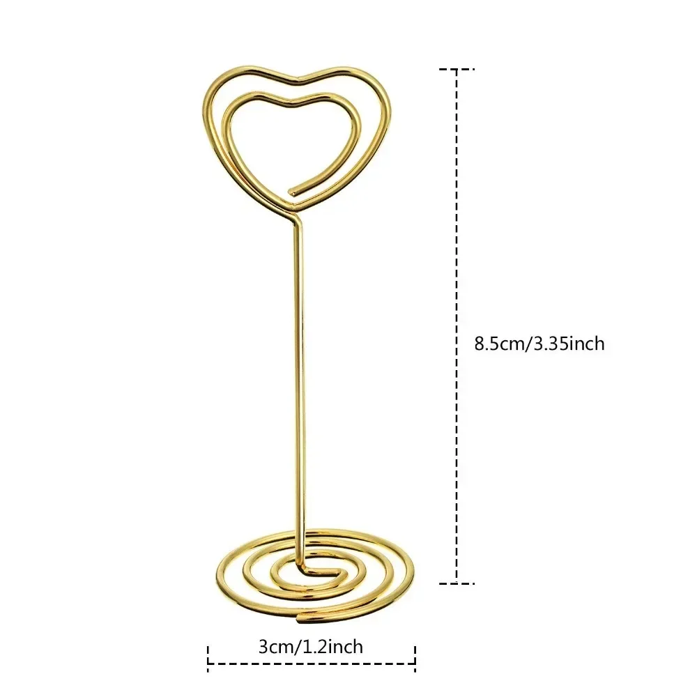 10pcs Heart Shape Table Number - Table Number Gold ulasan dan harga