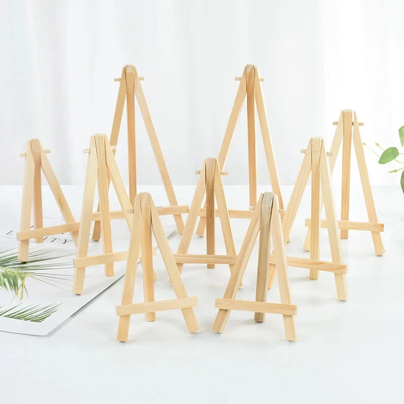 10pcs Wood Mini Easel Frame De - Table Number Gold ulasan dan harga